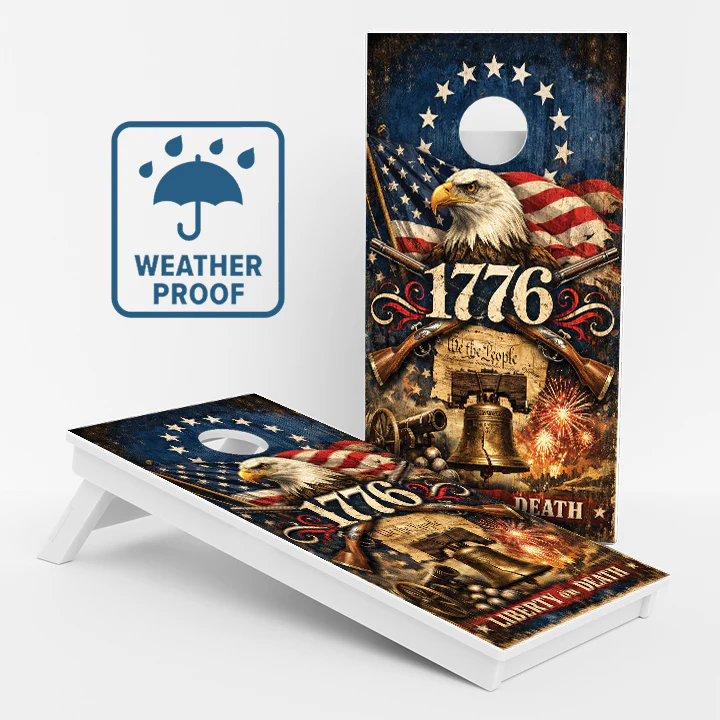 Liberty Or Death Weather Proof Cornhole Boards