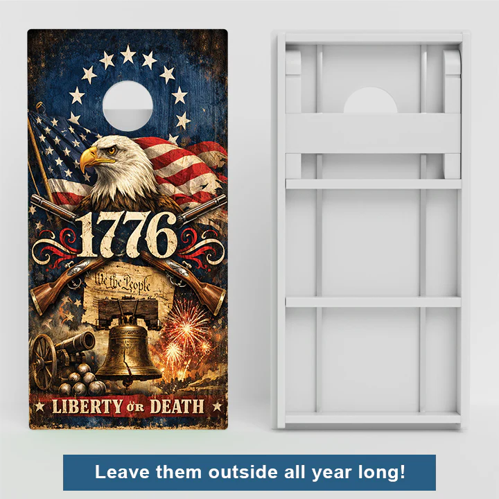 Liberty Or Death Weather Proof Cornhole Boards - Image 2
