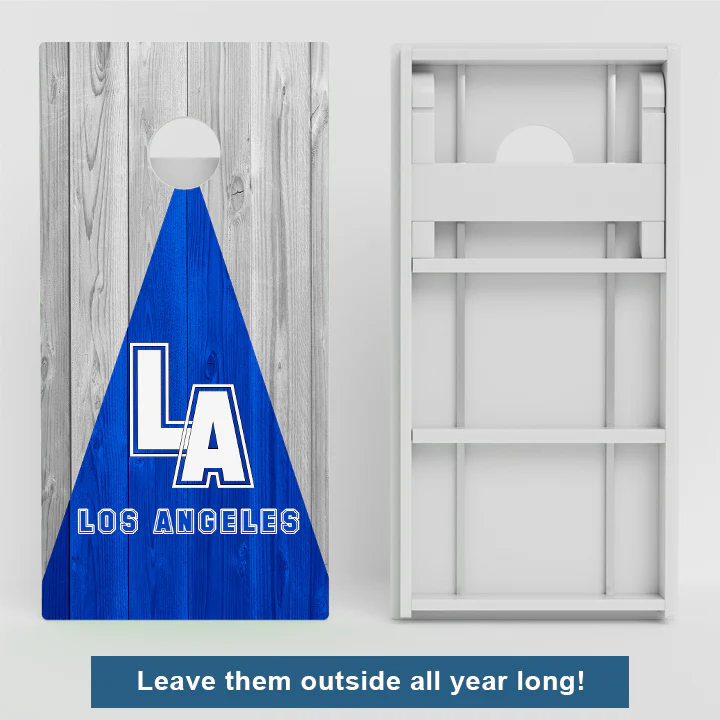 Los Angeles Baseball Weather Proof Cornhole Boards - Image 2