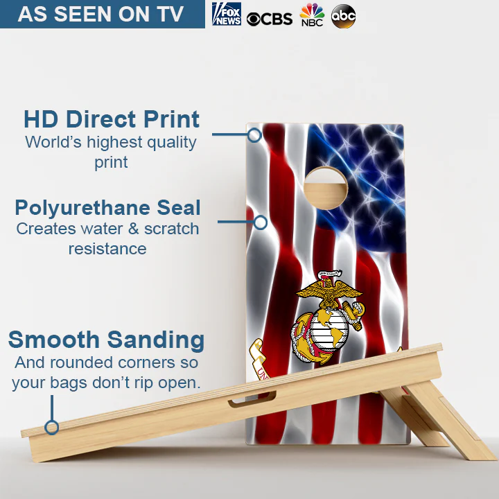 Marine Corps Professional Cornhole Boards - Image 3
