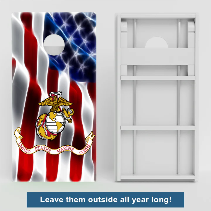 Marine Corps Weather Proof Cornhole Boards - Image 2
