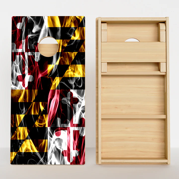 Maryland Flag Professional Cornhole Boards - Image 2