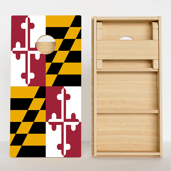 Maryland Flag Professional Cornhole Boards - Image 2