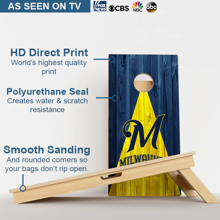 Milwaukee Baseball Professional Cornhole Boards - Image 3