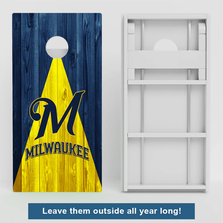 Milwaukee Baseball Weather Proof Cornhole Boards - Image 2