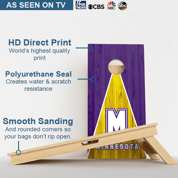 Minnesota Football Professional Cornhole Boards - Image 3