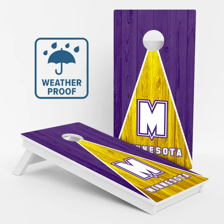 Minnesota Football Weather Proof Cornhole Boards