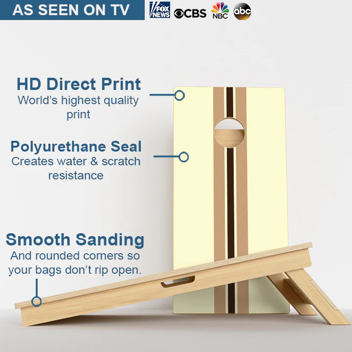 Modern Art Professional Cornhole Boards - Image 3