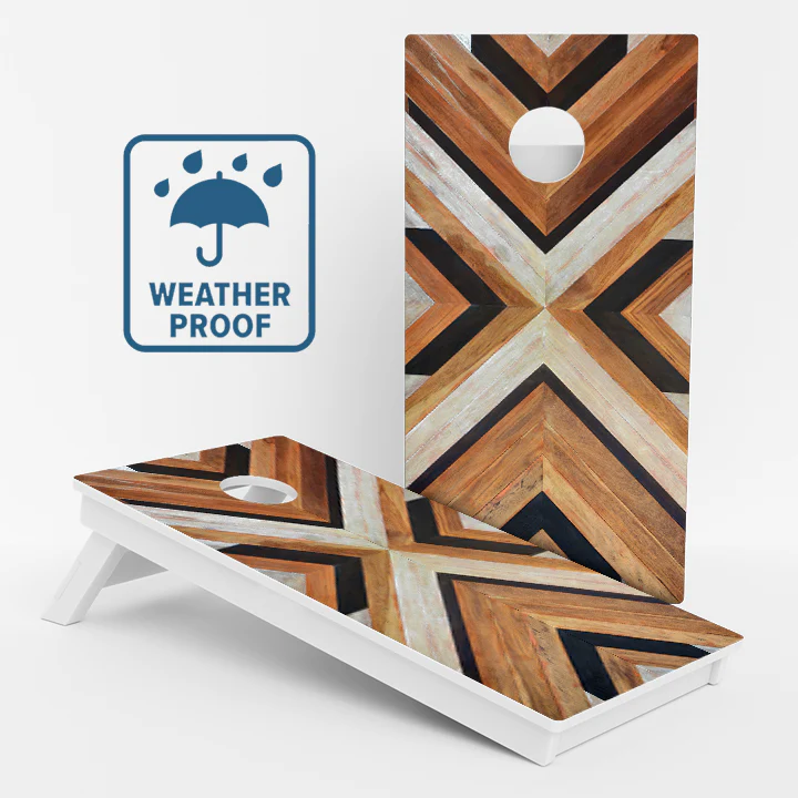 Modern Wood Panels Weather Proof Cornhole Boards