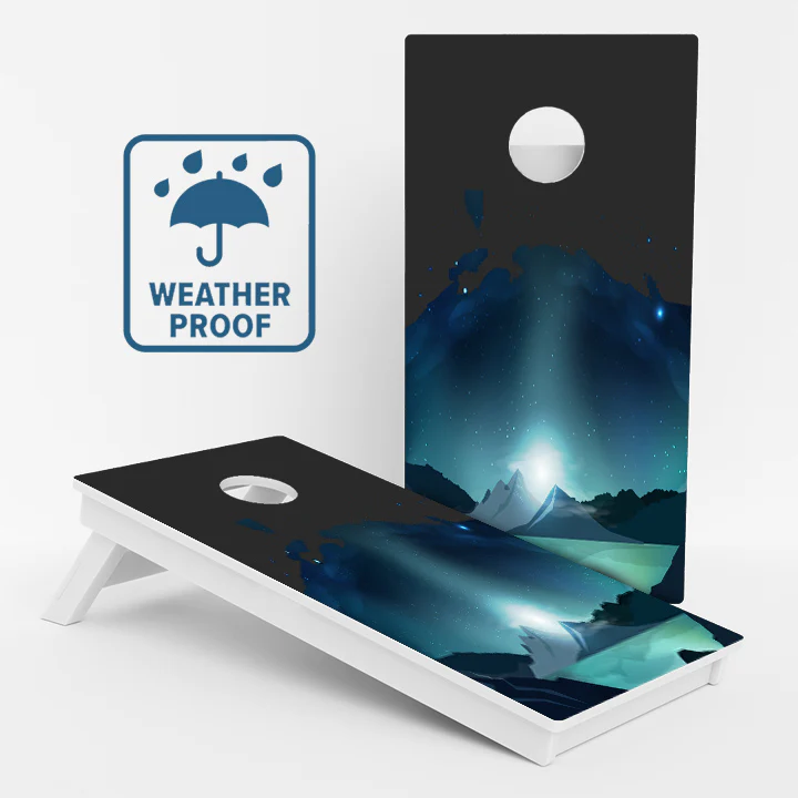 Mountains Weather Proof Cornhole Boards