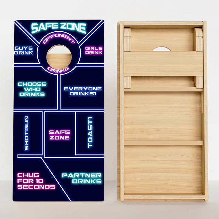 Neon Drinking Game Professional Cornhole Boards - Image 2