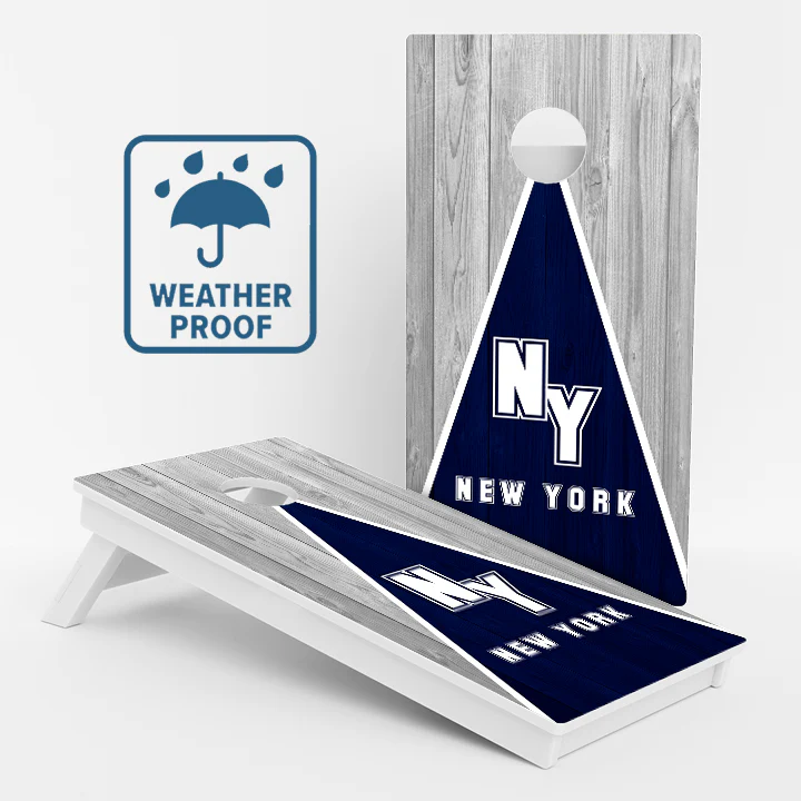 New York Baseball Weather Proof Cornhole Boards