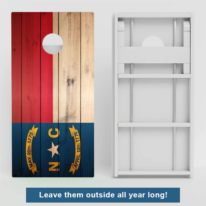 North Carolina Weather Proof Cornhole Boards - Image 2