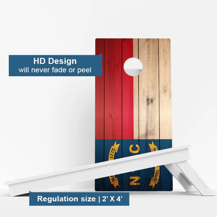 North Carolina Weather Proof Cornhole Boards - Image 3