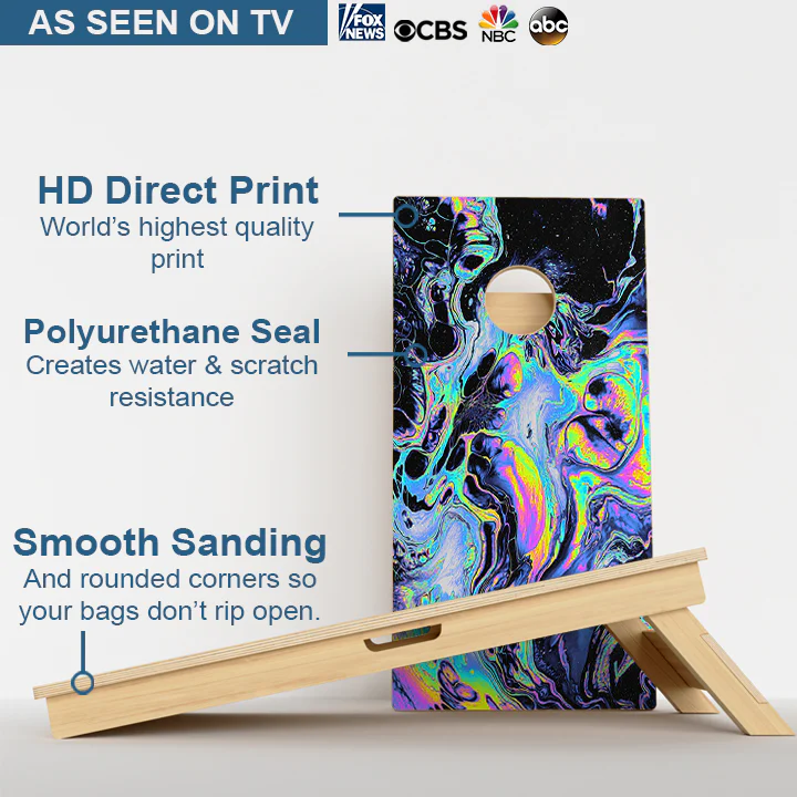 Paint Blasted Professional Cornhole Boards - Image 3