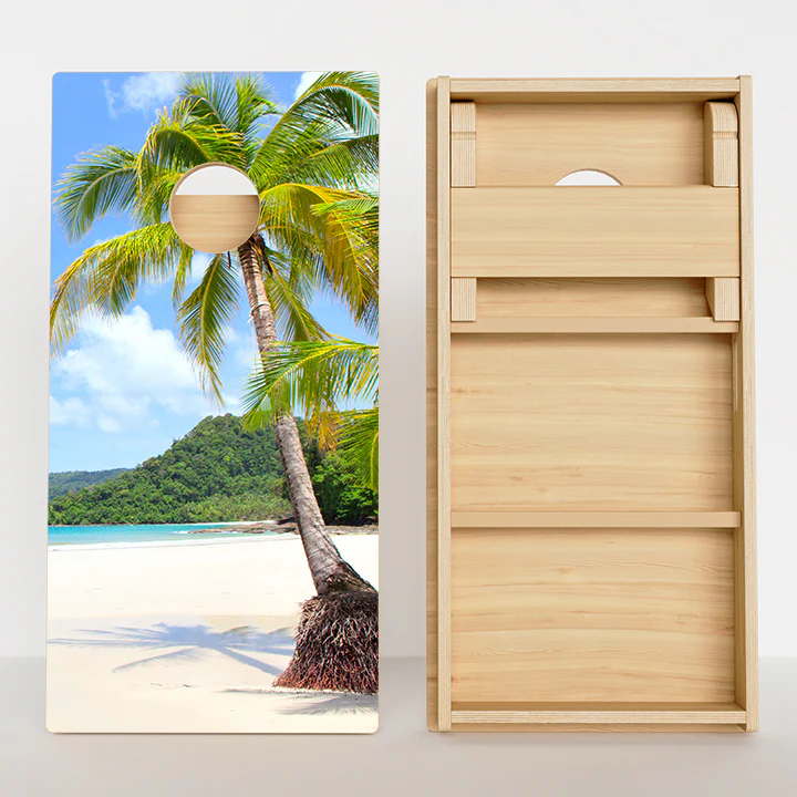 Beach Paradise Professional Cornhole Boards - Image 2