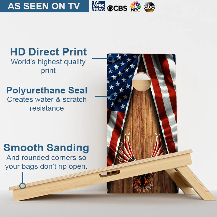 Patriotic Professional Cornhole Boards - Image 3