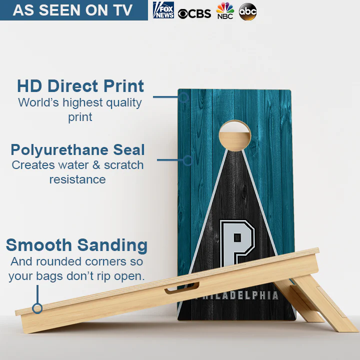 Philadelphia Football Professional Cornhole Boards - Image 3
