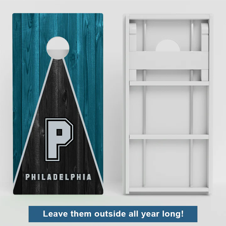 Philadelphia Football Weather Proof Cornhole Boards - Image 2