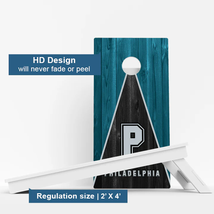 Philadelphia Football Weather Proof Cornhole Boards - Image 3