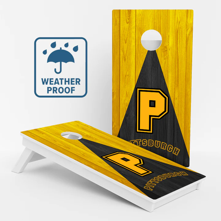 Pittsburgh Baseball Weather Proof Cornhole Boards