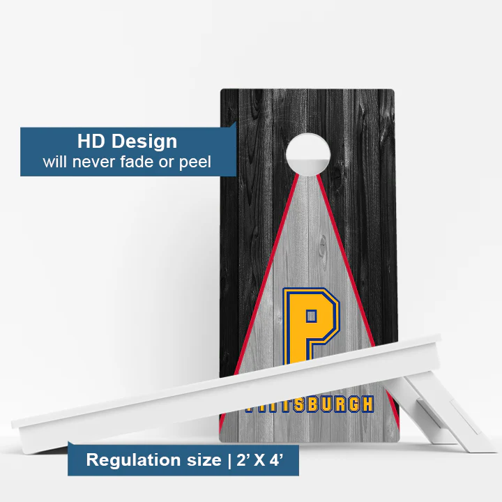 Pittsburgh Football Weather Proof Cornhole Boards - Image 3