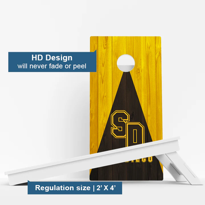 San Diego Baseball Weather Proof Cornhole Boards - Image 3