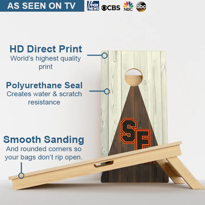San Francisco Baseball Professional Cornhole Boards - Image 3