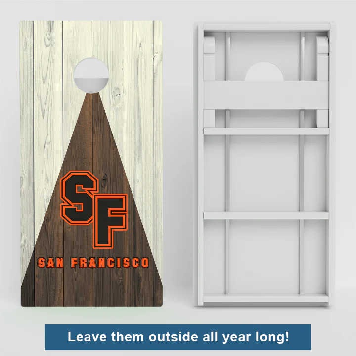 San Francisco Baseball Weather Proof Cornhole Boards - Image 2
