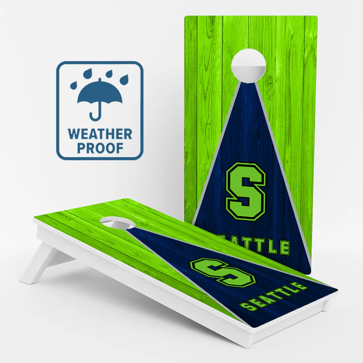 Seattle Football Weather Proof Cornhole Boards