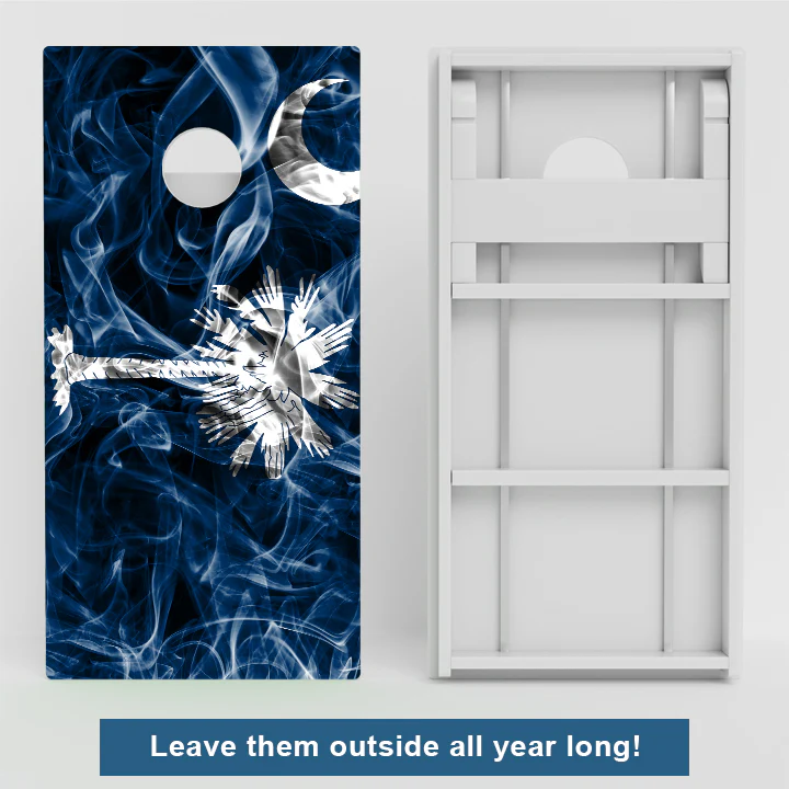South Carolina Flag Weather Proof Cornhole Boards - Image 2