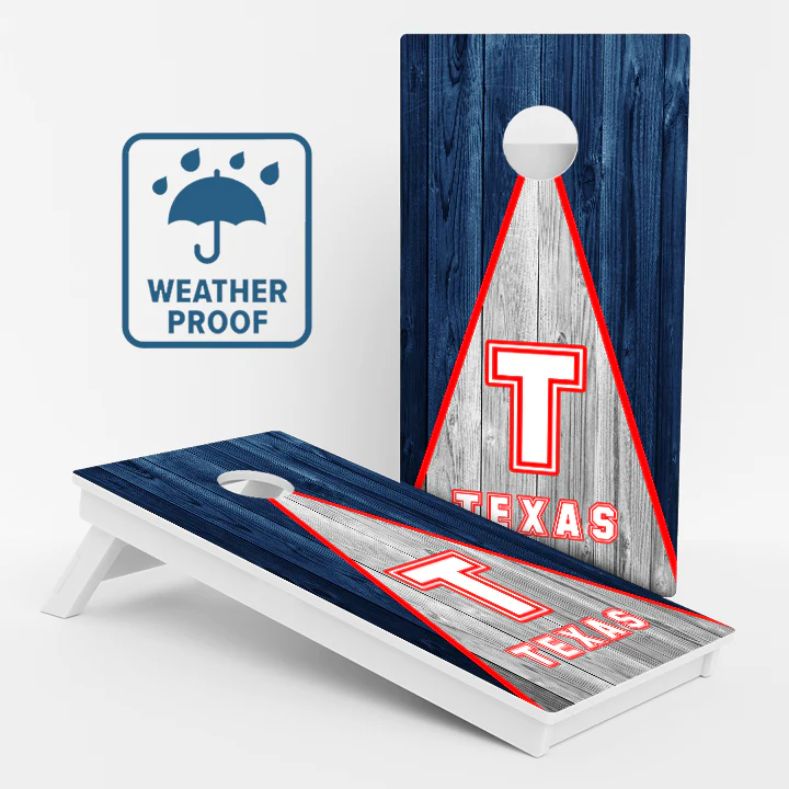 Texas Baseball Weather Proof Cornhole Boards