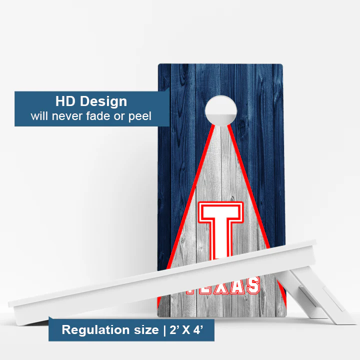 Texas Baseball Weather Proof Cornhole Boards - Image 3