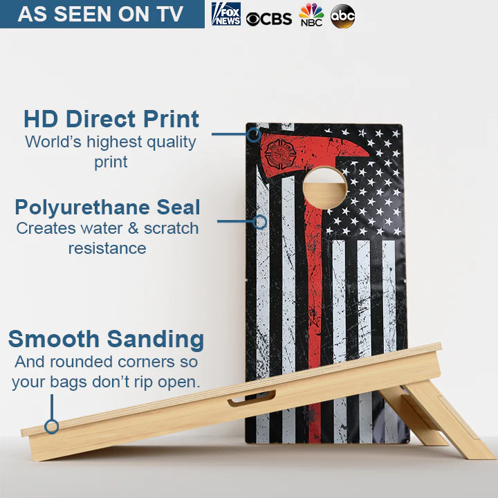 Thin Red Line Axe Professional Cornhole Boards - Image 3