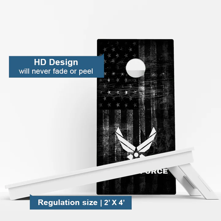 United States Air Force Weather Proof Cornhole Boards - Image 3