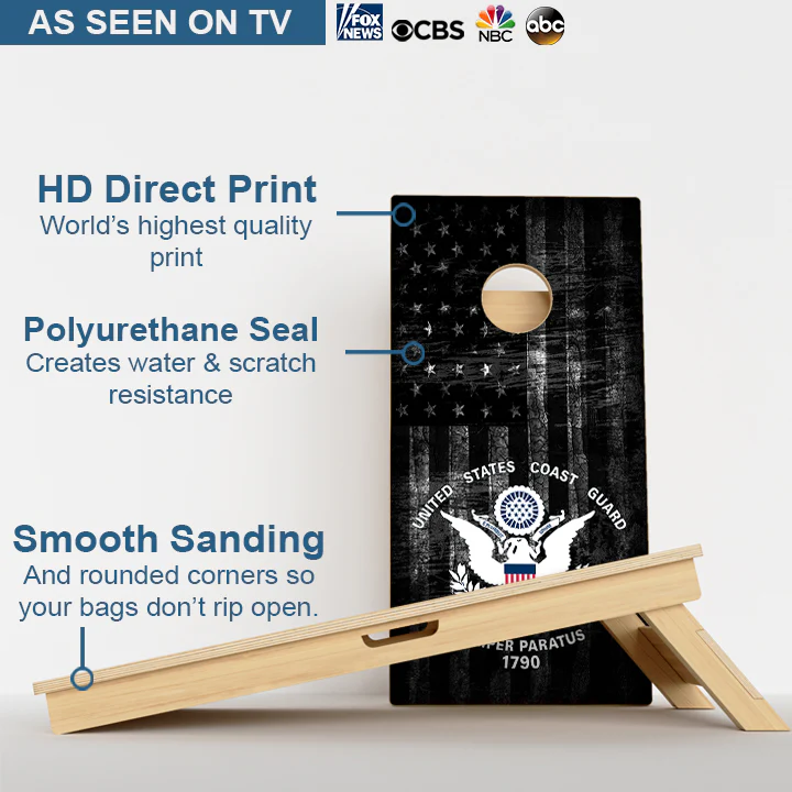 United States Coast Guard Professional Cornhole Boards - Image 3