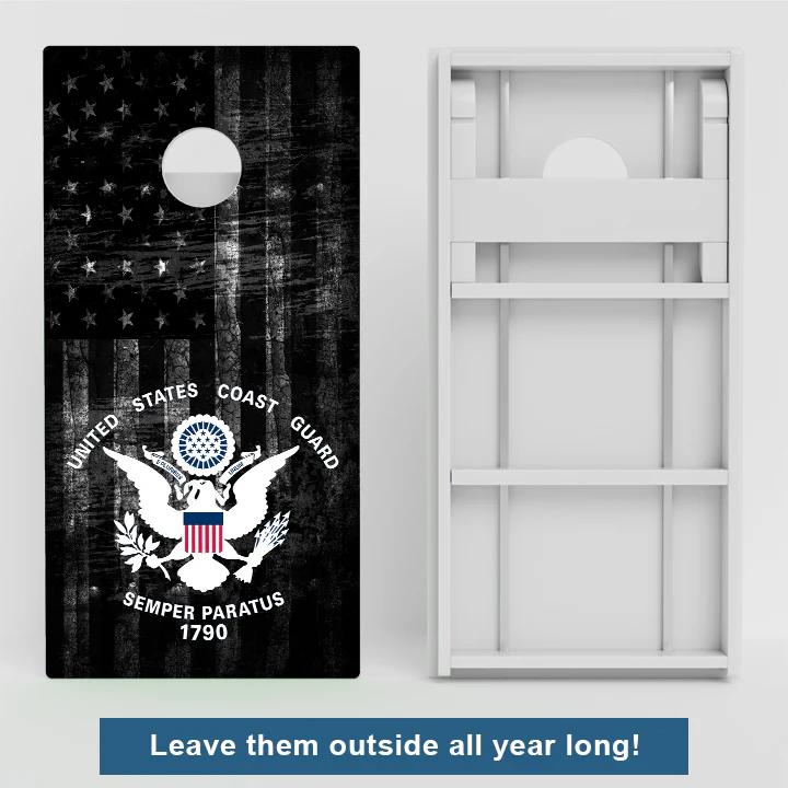 United States Coast Guard Weather Proof Cornhole Boards - Image 2