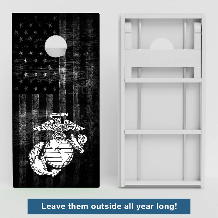 United States Marines Weather Proof Cornhole Boards - Image 2