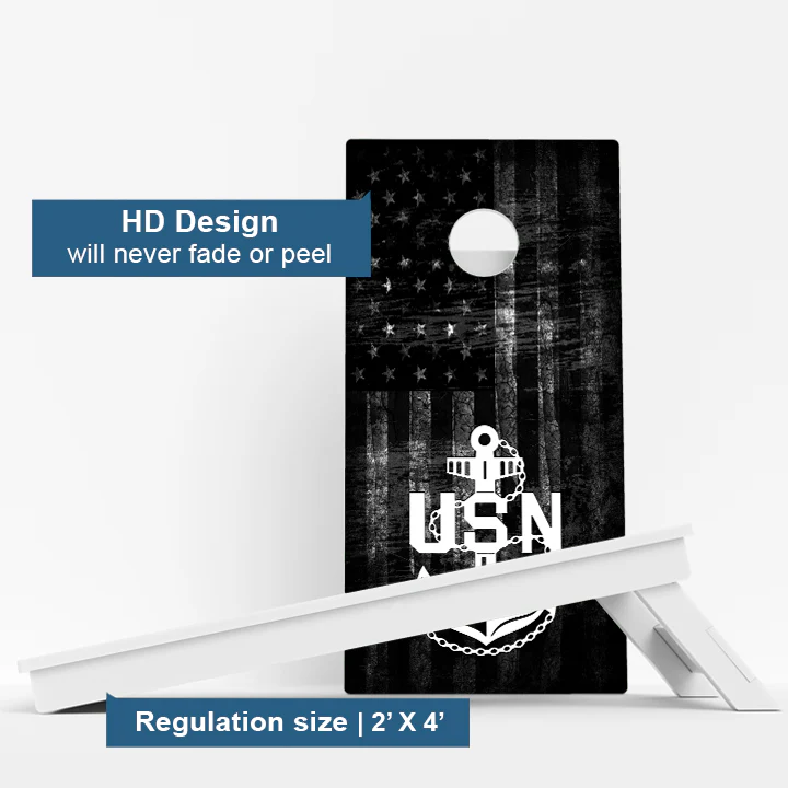United States Navy Weather Proof Cornhole Board - Image 3
