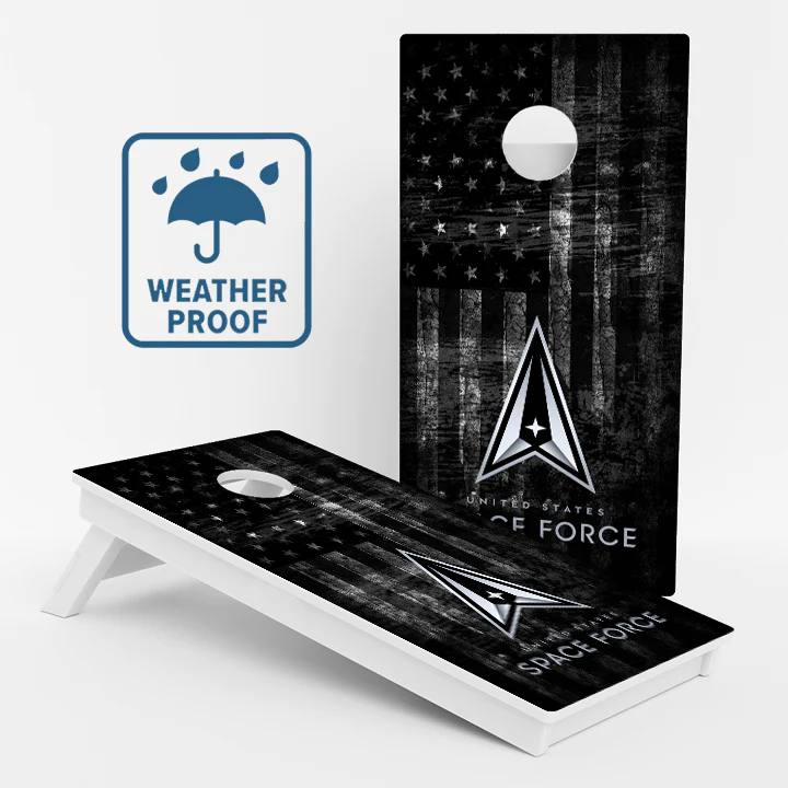 United States Space Force Weather Proof Cornhole Boards