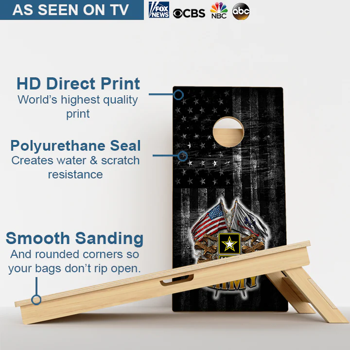 US Army Professional Cornhole Boards - Image 3