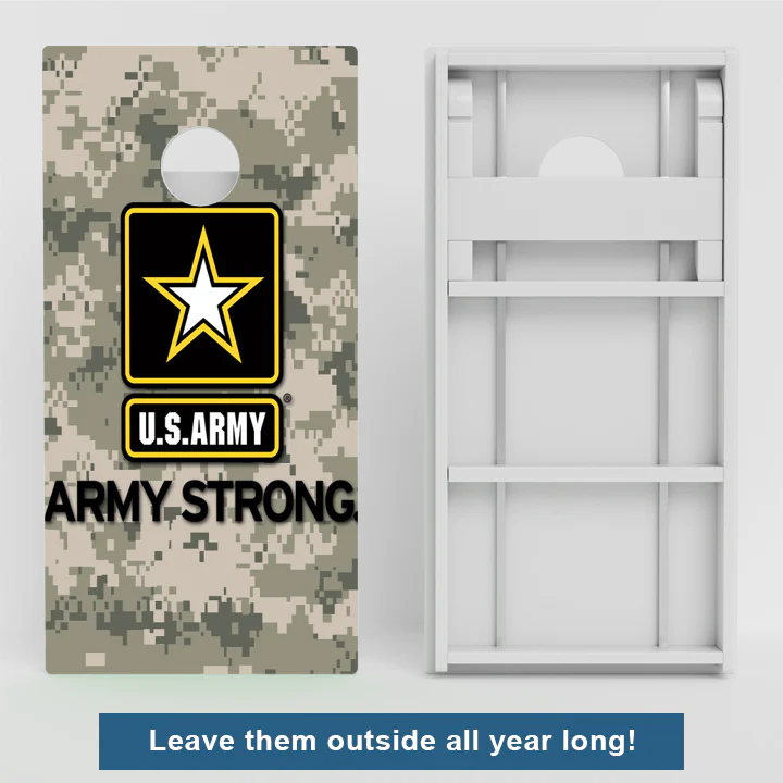 US Army Strong Weather Proof Cornhole Boards - Image 2