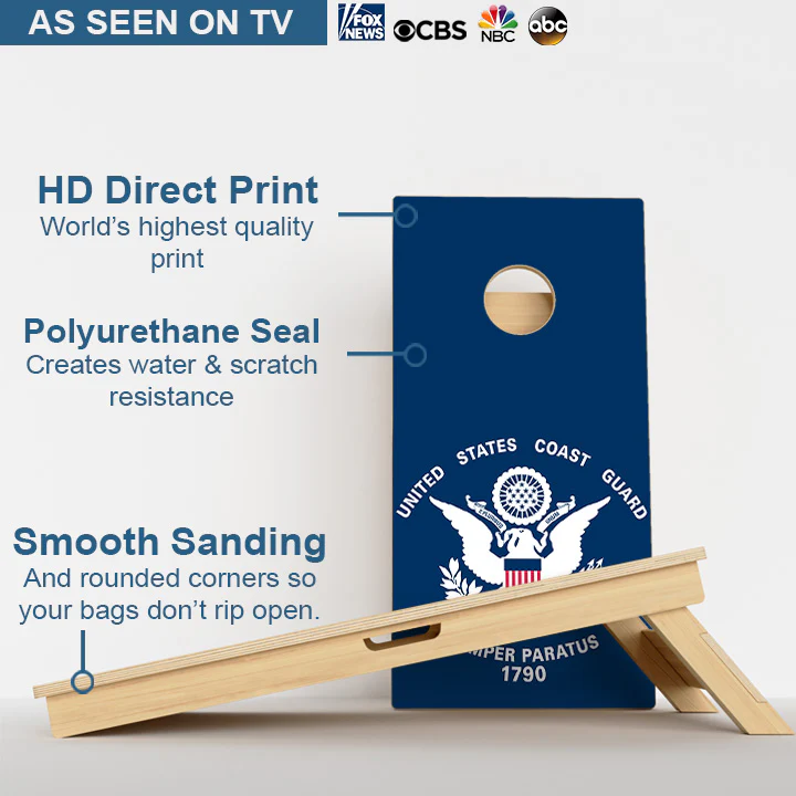 US Coast Guard Professional Cornhole Boards - Image 3