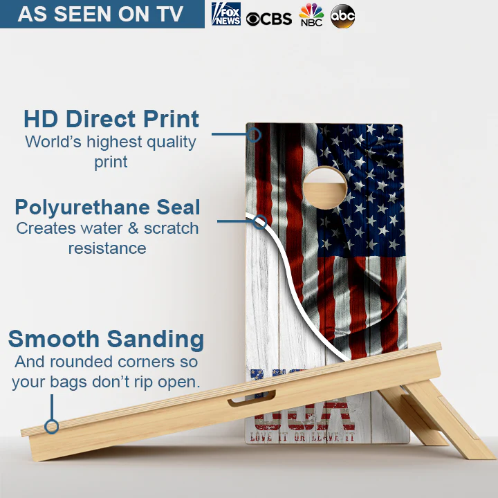USA Love It Or Leave It Professional Cornhole Boards - Image 3