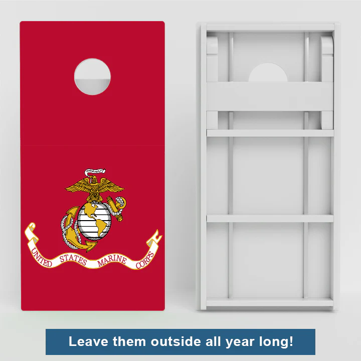 USA Marines Weather Proof Cornhole Boards - Image 2