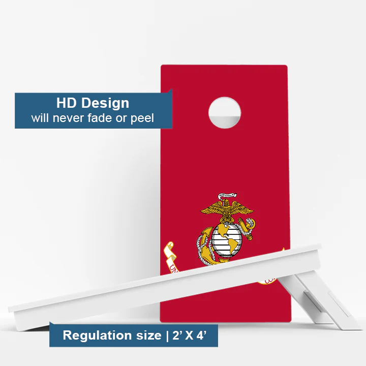 USA Marines Weather Proof Cornhole Boards - Image 3