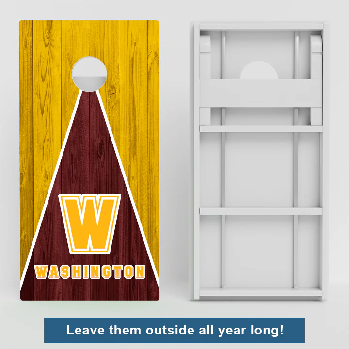 Washington Football Weather Proof Cornhole Boards - Image 2