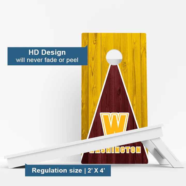 Washington Football Weather Proof Cornhole Boards - Image 3