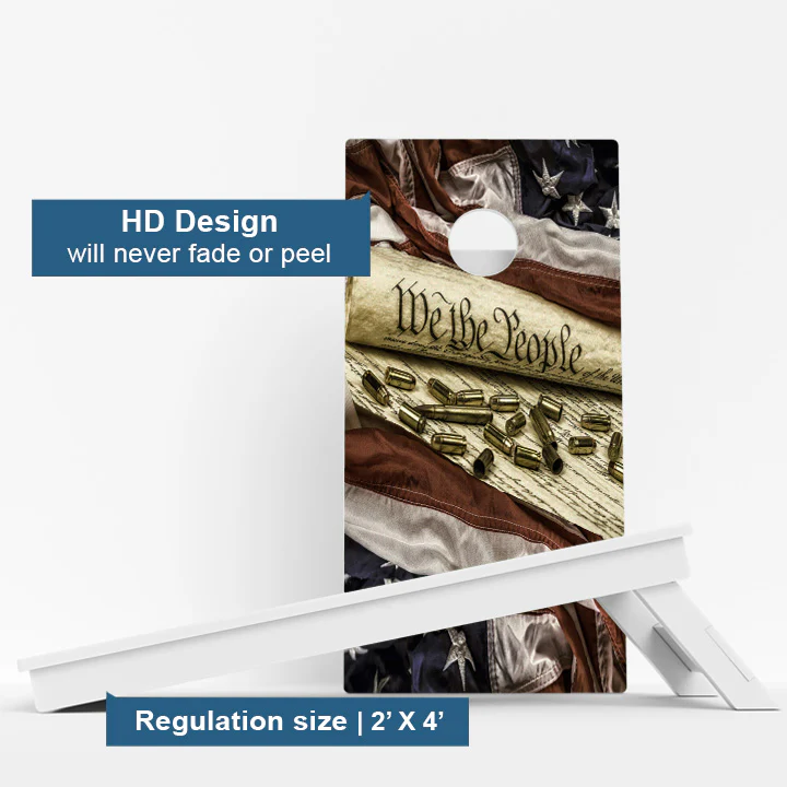 We The People Weather Proof Cornhole Boards - Image 3