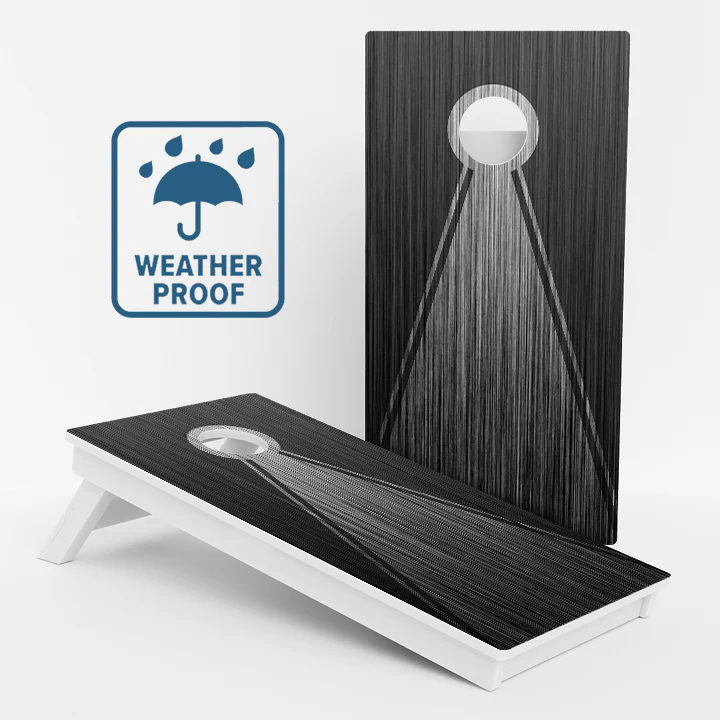 Weather Proof Wood Grain Cornhole Boards